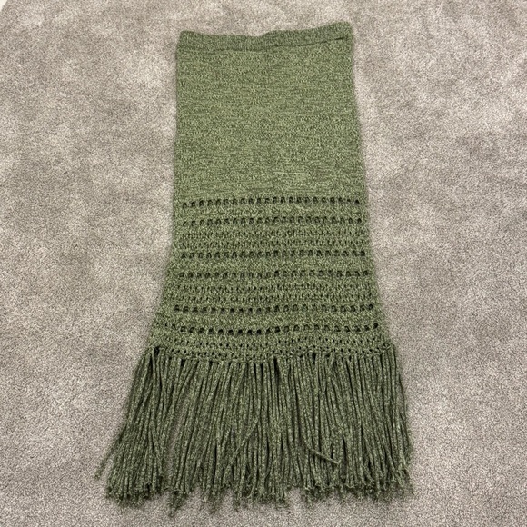 AMANDA UPRICHARD jayla knit skirt in green/ivory size medium NWOT - Picture 6 of 10